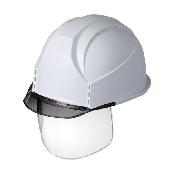 スミハット KKC3S型 帽体(スノーホワイト)・バイザー(グレースモーク)・シールド付き KKC3S-B-12-G 1個（直送品）