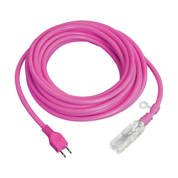 フジマック fmc 光るタップコード ピンク 10m HE-1510-P 1本 407-1164（直送品）