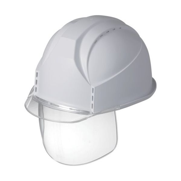 住べテクノプラスチック スミハット KKC3S型 帽体(スノーホワイト)・バイザー(クリア)・シールド付き KKC3S-B-12-C 1個（直送品）
