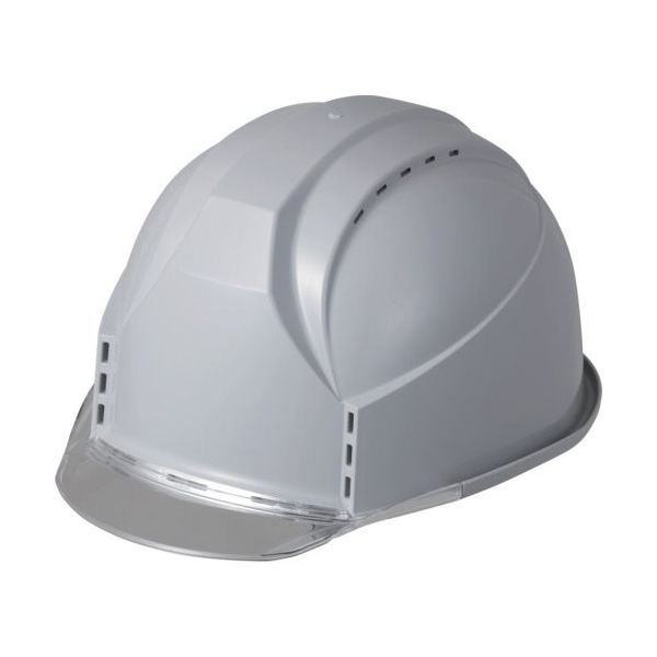 住べテクノプラスチック スミハット KKC3型 帽体(スノーホワイト)・バイザー(クリア) KKC3-B-12-C 1個 686-8016（直送品）