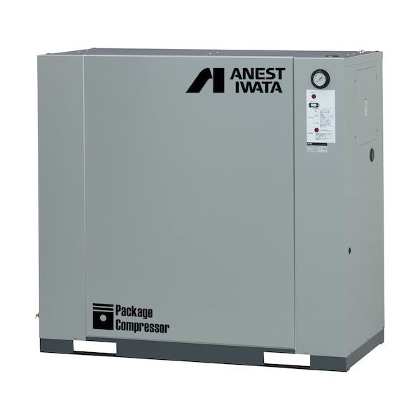 アネスト岩田 レシプロコンプレッサー(給油式) パッケージコンプレッサ 5.5KW 50Hz CLP55EF-14M5 1台（直送品）