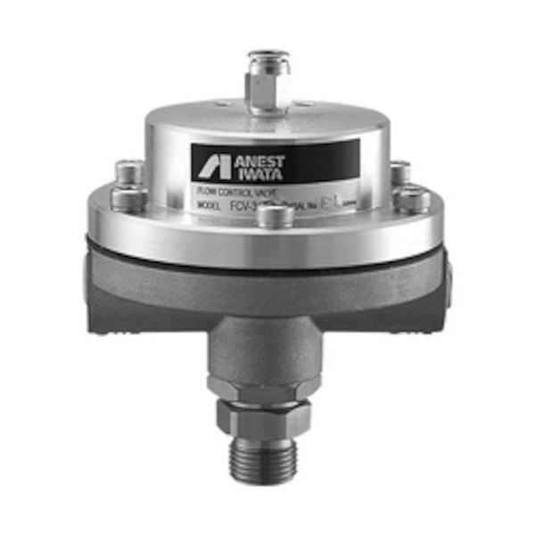 塗装ホース用継手 フローコントロールバルブ ダンプバルブ機能付 目安吐出量35~100L/min ステンレス FCV-31N-R4 1個（直送品）