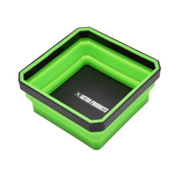 ワールドツール アストロプロダクツ シリコーン折畳マグネットトレーグリーン 2003000010343 1個 556-1057（直送品）