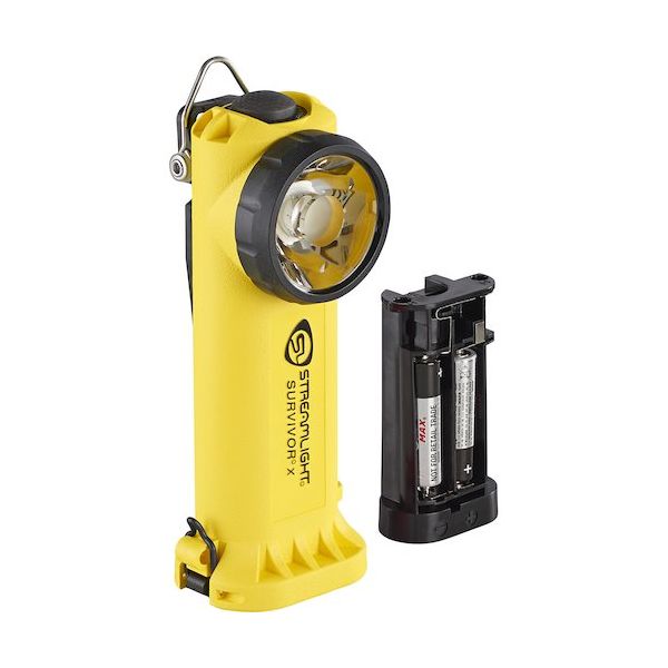 ストリームライト 防爆型ハンドライト サバイバーX 乾電池モデル イエロー 米国防爆Div.1 991YA 1個 560-8118（直送品）