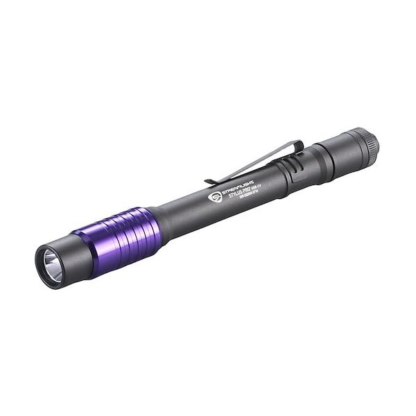ストリームライト ペン型充電式UVライト スタイラスプロUSB UV(ブラック) 093UV 1個 563-0268（直送品）