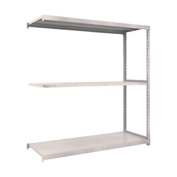 TRUSCO スチールラック M2型軽中量棚 1460X880XH1800 3段 連結 ネオグレー M2-6593B NG 1セット(1台)（直送品）