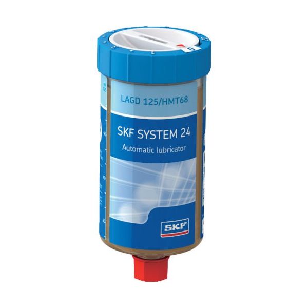SKF SYSTEM24 ガス式自動給油器 LAGD125/HMT68 中温用オイル 125CC LAGD 125/HMT68 1台(1本)（直送品）