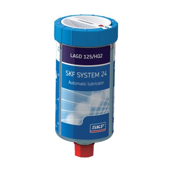 SKF SYSTEM24 ガス式自動給油器 LAGD125/HQ2 モーター用グリース 125CC LAGD 125/HQ2 1台(1本)（直送品）