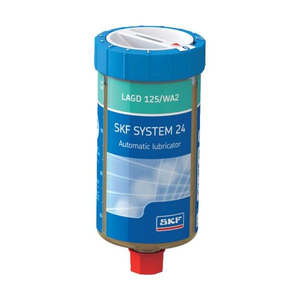 SKF SYSTEM24 ガス式自動給油器 LAGD125/WA2 汎用グリース 125CC LAGD 125/WA2 1台(1本)（直送品）