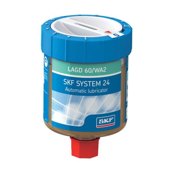 SKF SYSTEM24 ガス式自動給油器 LAGD60/WA2 汎用グリース 60CC LAGD 60/WA2 1台(1本)（直送品）