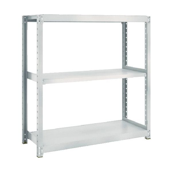 TRUSCO スチールラック M2型軽中量棚 1760X880XH1200 3段 単体 ネオグレー M2-4693 NG 1セット(1台)（直送品）