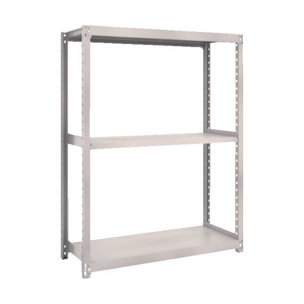 TRUSCO スチールラック M2型軽中量棚 1160X880XH1500 3段 単体 ネオグレー M2-5493 NG 1セット(1台)（直送品）