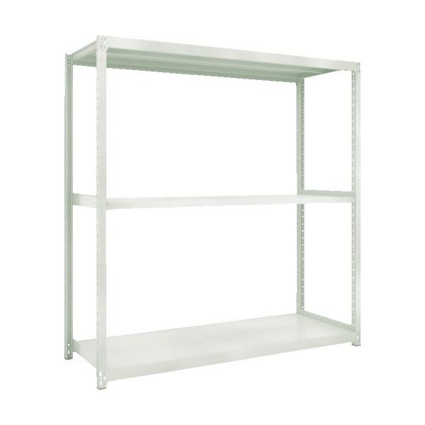 TRUSCO スチールラック M2型軽中量棚 860X880XH1800 3段 単体 ネオグレー M2-6393 NG 1セット(1台)（直送品）