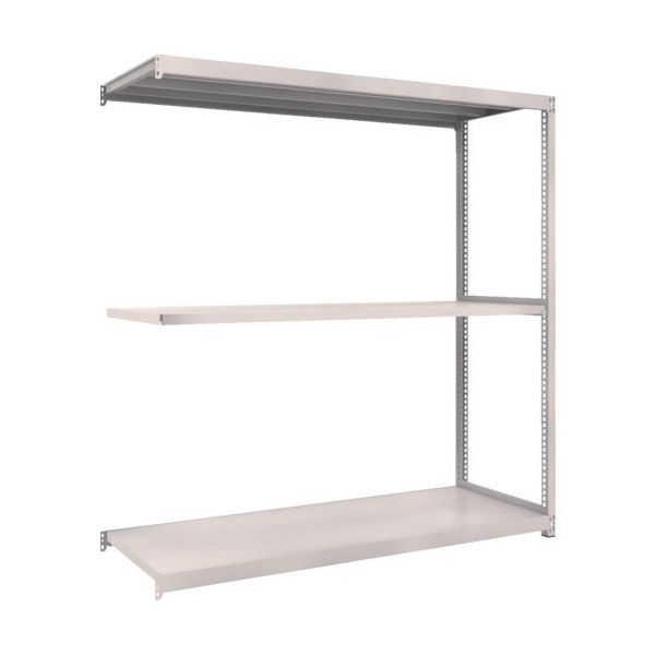 TRUSCO スチールラック M2型軽中量棚 1760X880XH1800 3段 連結 ネオグレー M2-6693B NG 1セット(1台)（直送品）