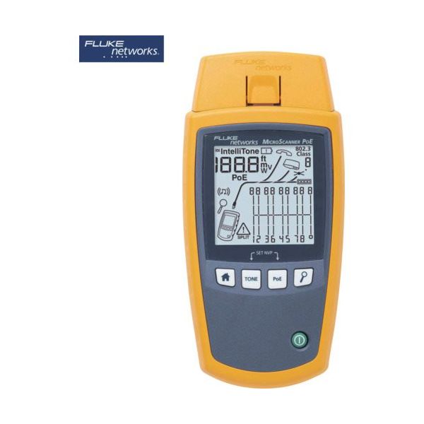 FLUKE NET MICROSCANNER POE ビューアー MS-POE 1台（直送品）