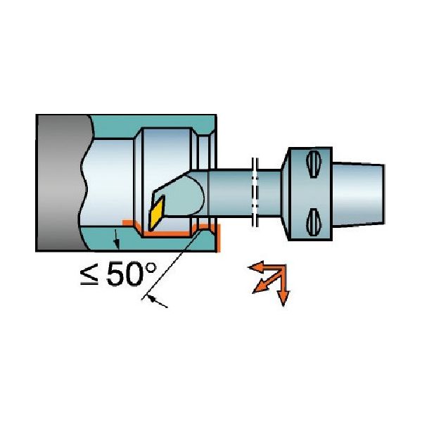 サンドビック SANDVIK コロマントキャプト TーMax P用カッティングヘッド(410) C5-MVUNR-35150-16 1個（直送品）
