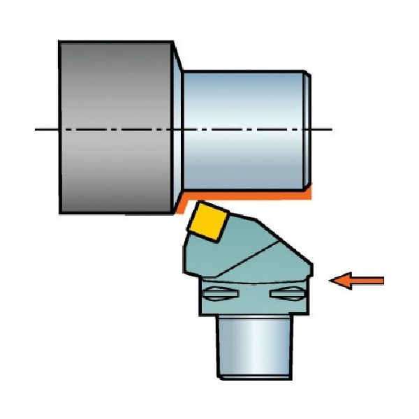 サンドビック SANDVIK コロマントキャプト TーMax P用カッティングヘッド(410) C5-PSRNL-27060-12 1個（直送品）