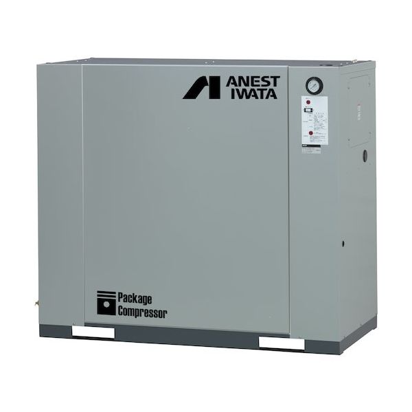 アネスト岩田 給油式レシプロパッケージコンプレッサ 11KW 50Hz CLP110EFH-8.5M5 1台 218-0883（直送品）