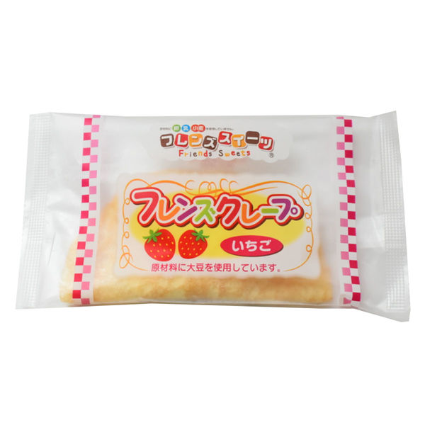日東ベスト [冷凍] フレンズクレープ(いちご)5個×6袋 4902385007444 1