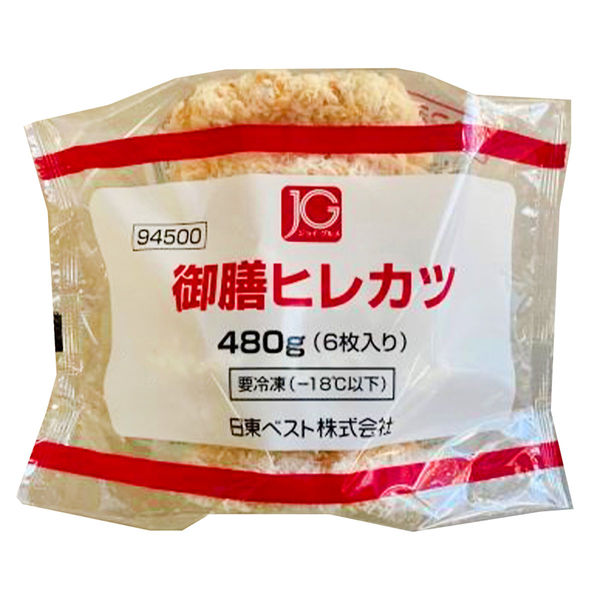 日東ベスト [冷凍] JG御膳ヒレカツ 480g×8個 4902385007031 1