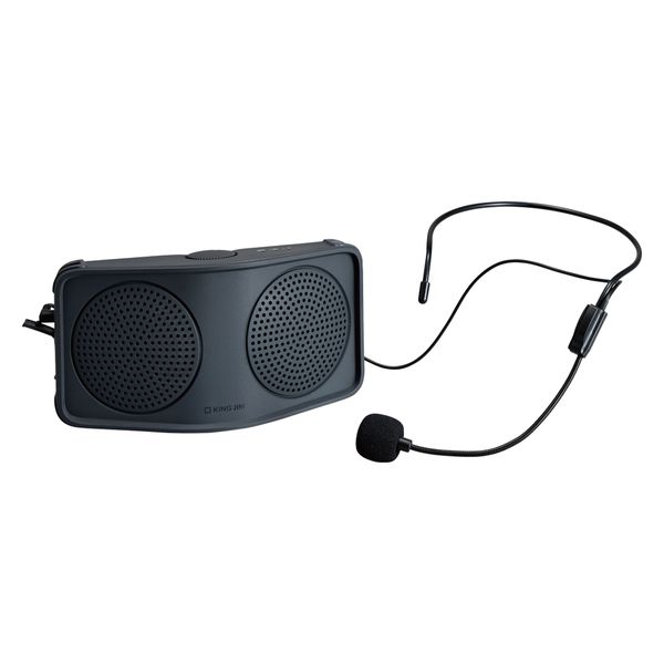 キングジム ハンズフリー拡声器 HFLS10-DG 1台 - アスクル