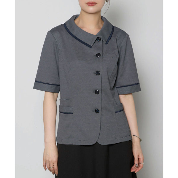 【新品タグ付き】ボンマックス 事務服 9号 オーバーブラウス プリーツスカート aj0849_1.jpg