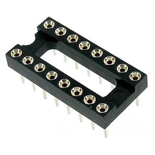 Linkman 丸ピンICソケット DIP16ピン 212116NE 1個（直送品