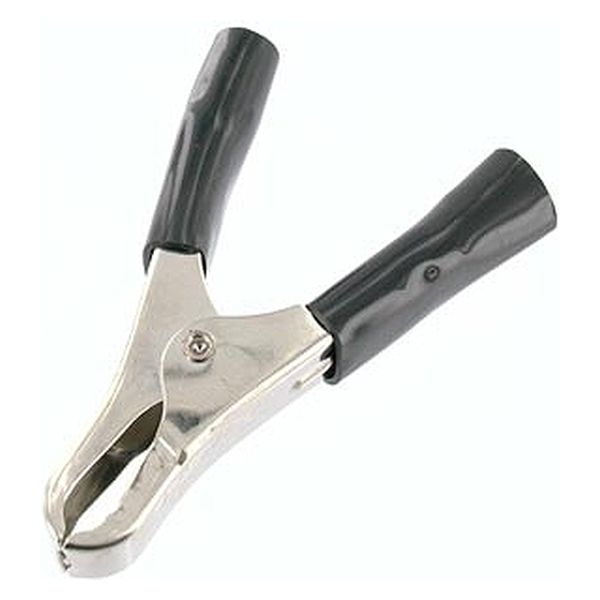 テイシン電機 ヒッポークリップ 黒 鉄 定格30A はんだ付け C-631-B 1個（直送品）