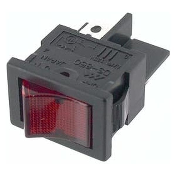 ミヤマ電器 照光式波動スイッチ 赤 DS850KF3N1KTR 1個（直送品）