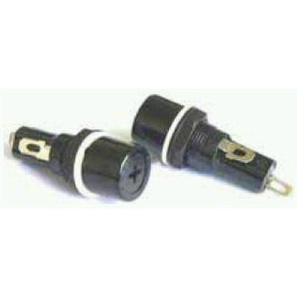 エコー電子 ヒューズホルダー15A(φ6.4*30) FH-032AF 1個（直送品）