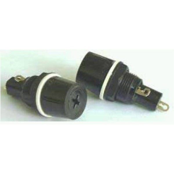 エコー電子 ヒューズホルダー10A(φ5.2*20) FH-033 1個（直送品）