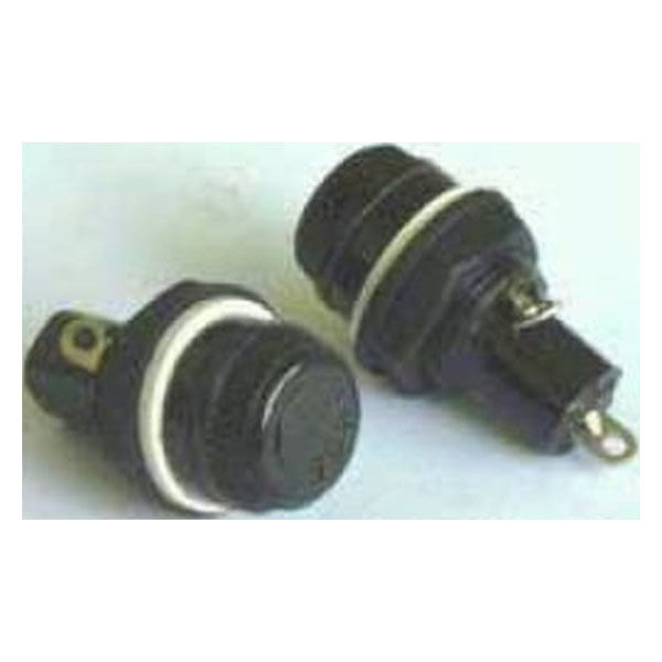 エコー電子 ヒューズホルダー10A(φ5.2*20) FH-043A 1個（直送品）