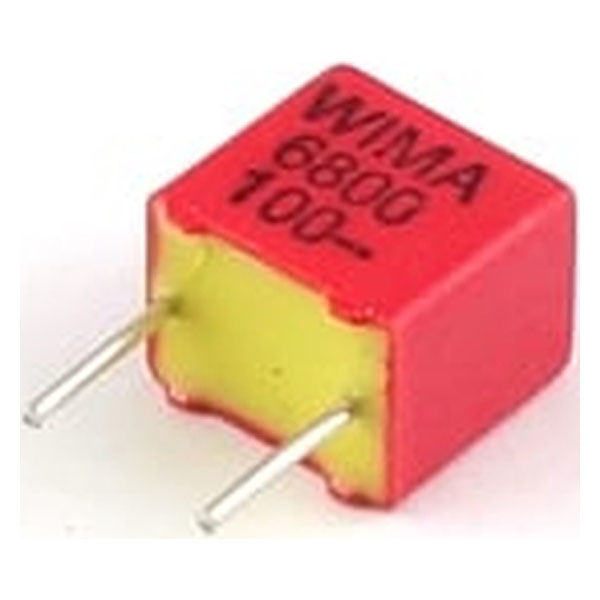 WIMA ポリプロピレンフィルムコンデンサー 63V 100pF ±5% FKP2C001001D00JSSD 1個（直送品）