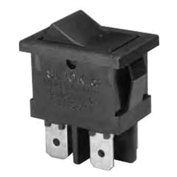 フジソク(ニデックコンポーネンツ) 小形ロッカースイッチ ON-OFF タブ端子 SL10K2-6-Z 1個（直送品）