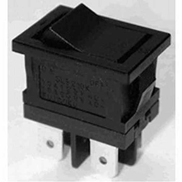 ニデックコンポーネンツ 小形ロッカースイッチ 2極 ON-OFF タブ端子 SLE210K2-7 1個（直送品）