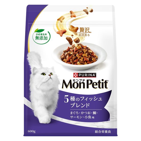 モンプチ バッグ 5種のフィッシュブレンド 600g 1袋 ネスレ日本
