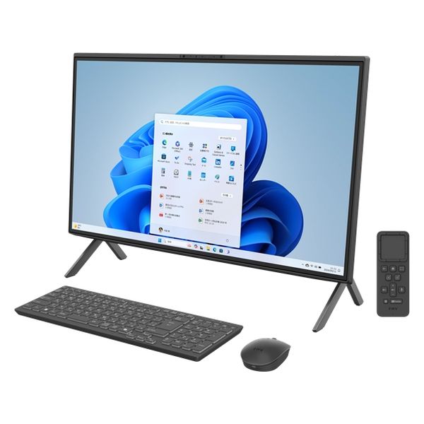 富士通 27インチ デスクトップ FMV Desktop F F77-K1 ブラック FMVF77K1BA 1台（直送品）