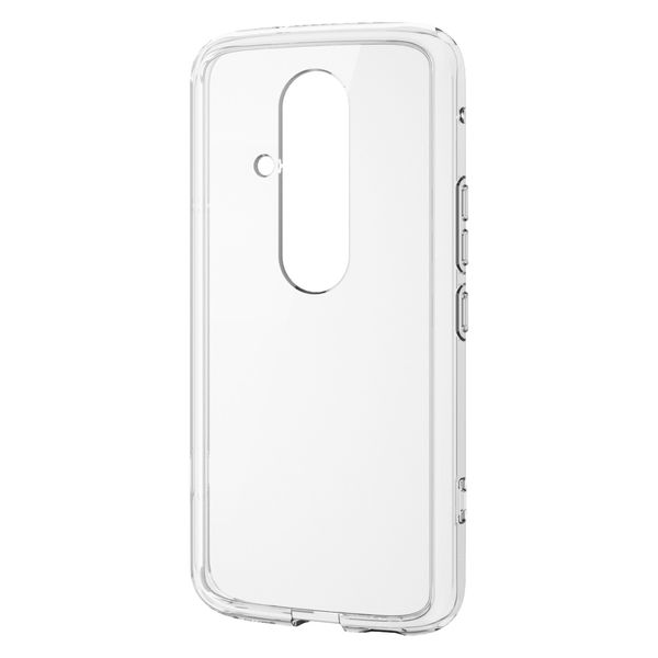 らくらくスマートフォン F-53E ケース ハイブリッド 衝撃吸収 極み設計 クリア PM-F244HVCKCR エレコム 1個（直送品）