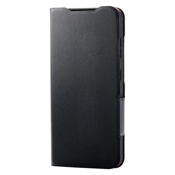 Galaxy S25 SC-51F ケース レザー 手帳型 衝撃吸収 超軽量 ブラック PM-G251PLFUBK エレコム 1個（直送品）