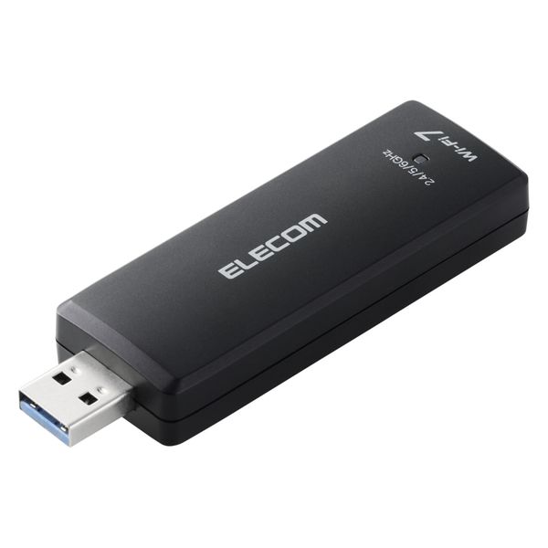 無線LANアダプター USB3.0 5Gbps対応 2880Mbps  3年保証 WDB-BE28TU3-B エレコム 1個（直送品）