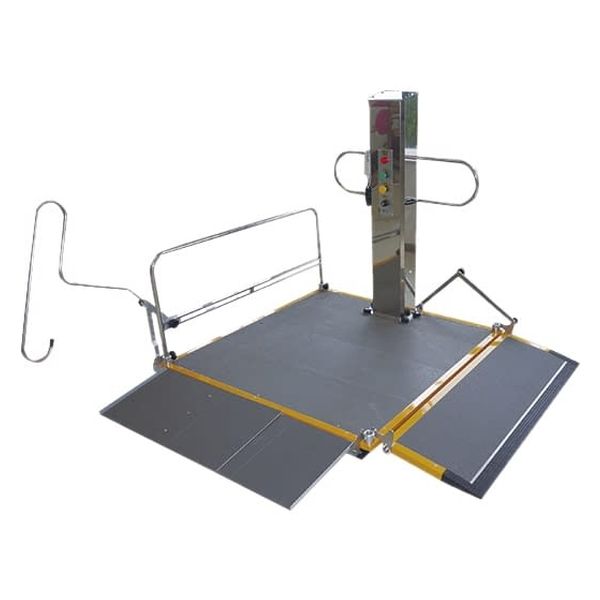 シコク 車いす用電動昇降機直進/L字乗込 SK-L 1台（直送品）