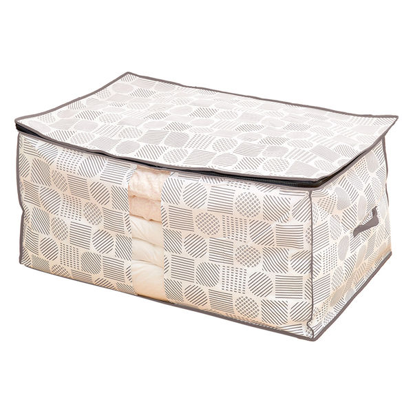 アイメディア 布団・こたつ布団収納袋 北欧柄 1010257 1個（直送品）