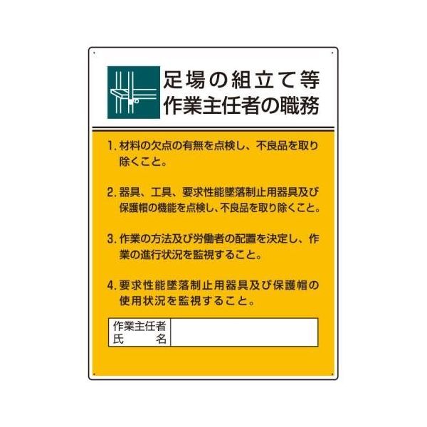 ●【サボ　愛称板】（表）立 山 TATEYAMA （裏）越後 ECHIGO エスコ 600x450mm職務表示板(足場の組立て等作業~ EA983BX-17 1