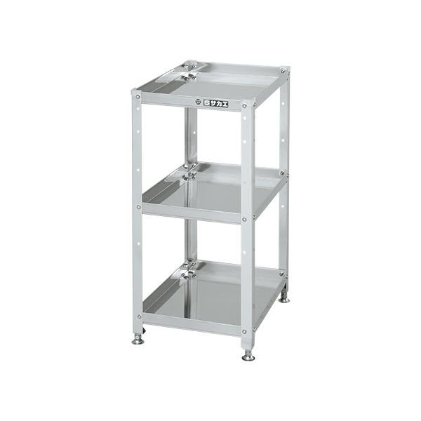 (直送品)サカエ スーパーワゴン TEKR-400 サカエ スーパーワゴン 高さ調整 TEKR-400 幅750×奥行500×高