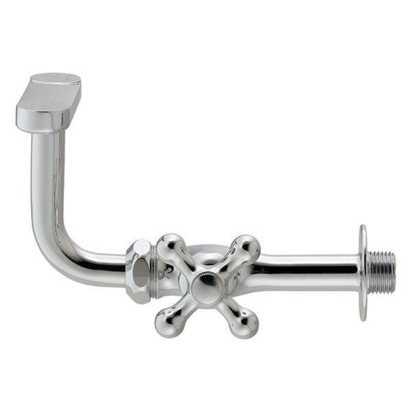 カクダイ 目洗い水栓 壁付 呼13 取付ねじ PJ1/2 節水 GA-DW003 1