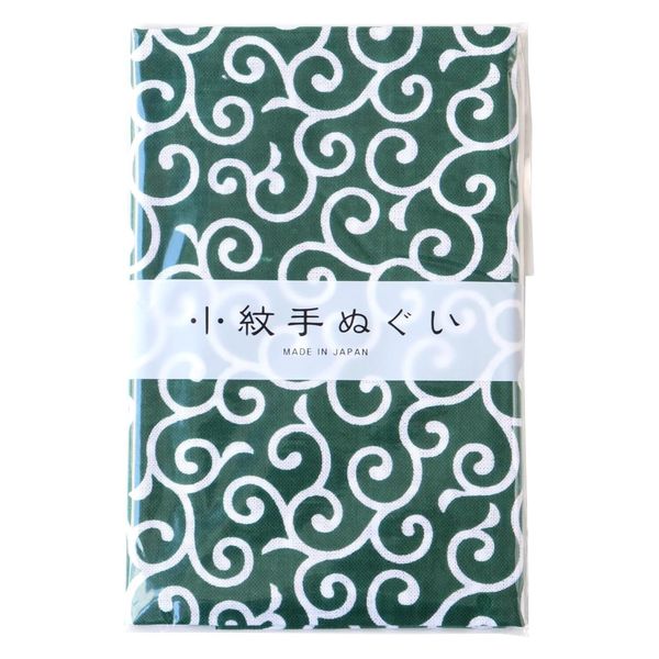 日本紐釦貿易 小絞手ぬぐい 33x90cm 唐草 MYM33485 1セット(10枚)（直送品）