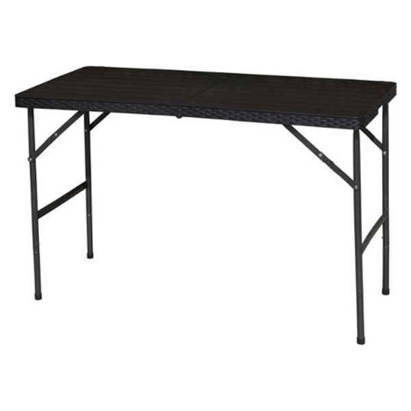 登場! 谷村実業 木目調折りたたみテーブル 120cm TAN-3006-120 1個 テーブル・チェア・ハンモック