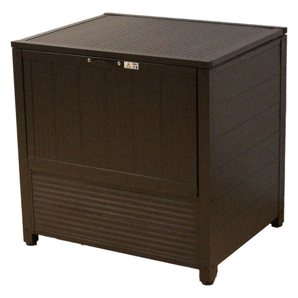 谷村実業 屋外用アルミダストボックス 70cm TAN-956-70IV 1個