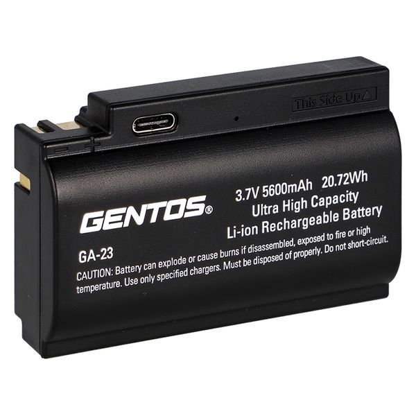 ジェントス 専用充電池 GA-23 1台（直送品） - アスクル