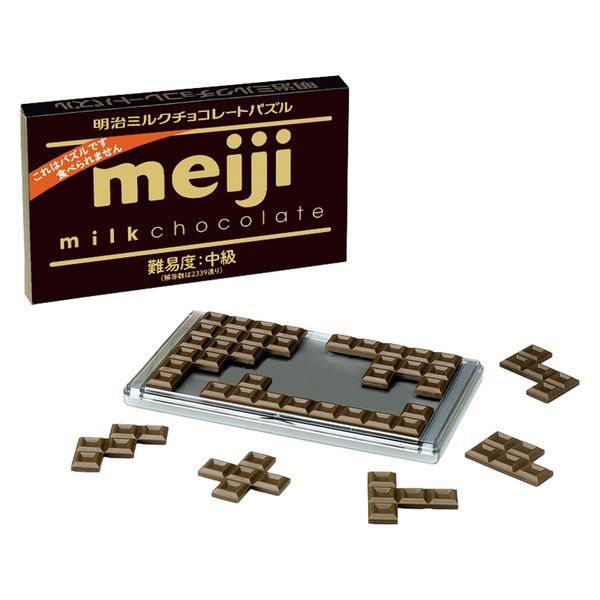 ハナヤマ 明治ミルクチョコレートパズル 4977513047241 1個